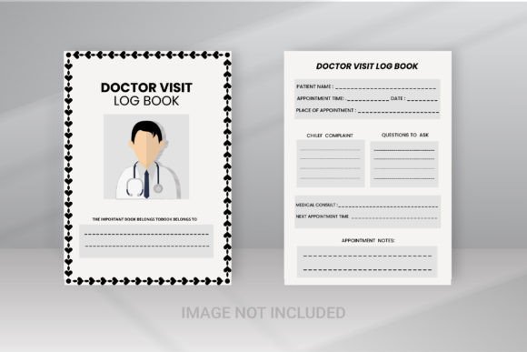 Download Doctor Visit Notebook Interior Template - Visit Collection