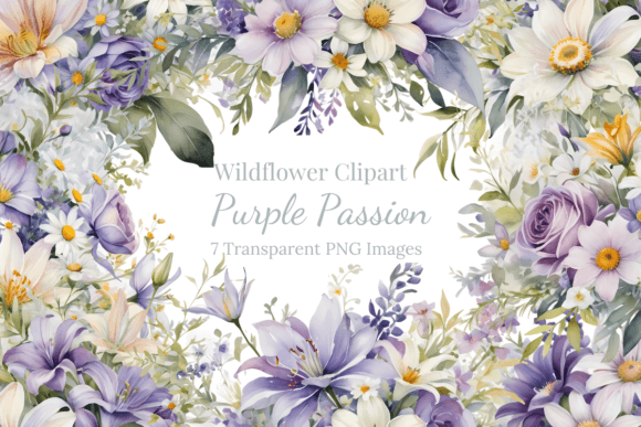Download Purple Passion Floral Sublimation PNG - Purple Collection