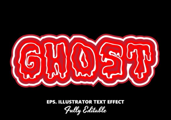 Download Ghost Vector Text Effect Fully Editable - Ghost vector Collection